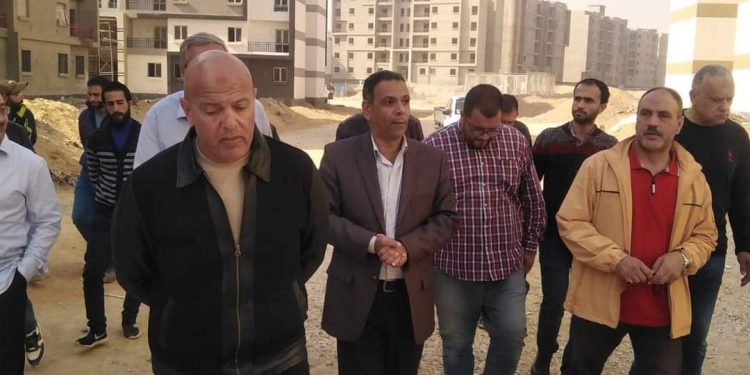 مسئولو مدينة بدر يتفقدون المرحلة الثانية من سكن موظفي الدولة بالعاصمة الإدارية