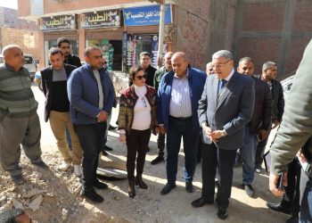 “مياه المنيا” تتابع إنشاء محطة صرف صحي بمشروع تطوير عواصم المدن