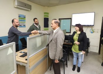 رئيس مياه أسيوط يتفقد  مركز التدريب وخدمة العملاء الإقليمى وادارة الخط الساخن