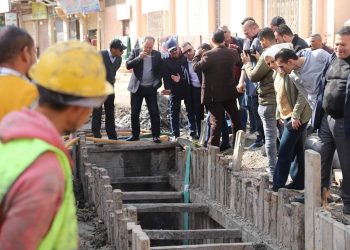 صرف الإسكندرية: جولة ميدانية لمتابعة الموقف التنفيذي لمشروع ابيس 2 بعد انتهاء المرحلة الأولي