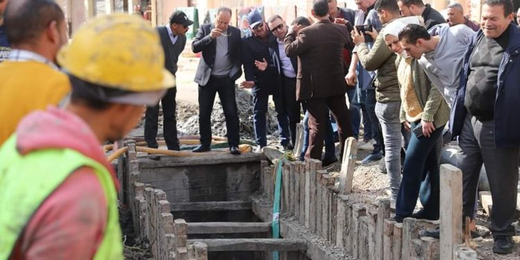 صرف الإسكندرية: جولة ميدانية لمتابعة الموقف التنفيذي لمشروع ابيس 2 بعد انتهاء المرحلة الأولي