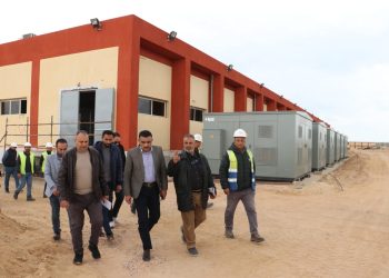 رئيس جهاز مدينة السادات يجري جولة تفقدية موسعة بالمشروعات المختلفة بالمدينة