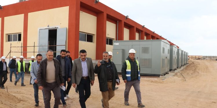 رئيس جهاز مدينة السادات يجري جولة تفقدية موسعة بالمشروعات المختلفة بالمدينة