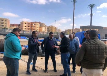 جولات ميدانية لرئيس جهاز مدينة العبور بأحياء المدينة والمحاور الرئيسية والمشروعات