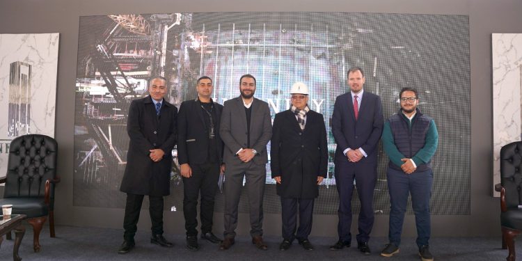 انفنتي تاورز: تنفيذ 45% من مشروع انفنتي تاور الإداري في العاصمة الإدارية