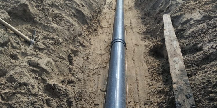 إحلال وتجديد خط مياه