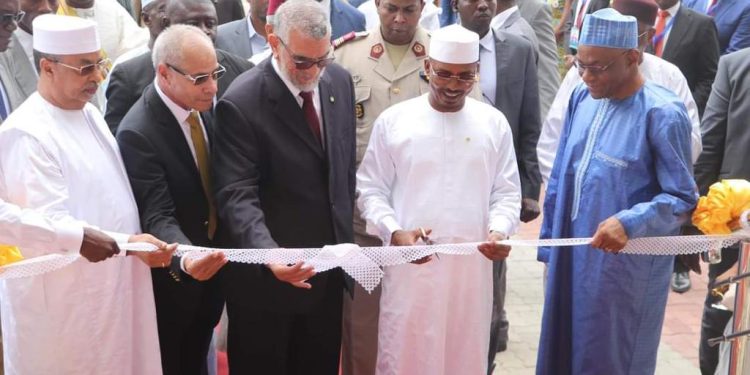 الرئيس التشادى يفتتح المقر الجديد لوزارة الخارجية.. نفذتها المقاولون العرب على 19 ألف م2