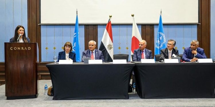 وزيرة التعاون الدولي تشهد توقيع اتفاقية منحة بين السفارة اليابانية ومنظمة “الفاو” بقيمة 3.8 مليون دولار لزيادة الإنتاجية الزراعية