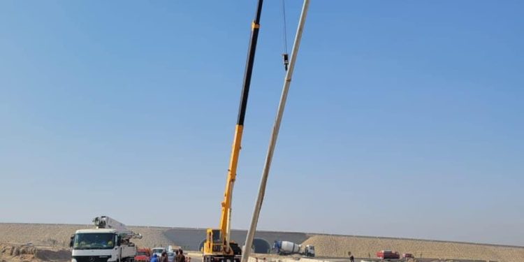 العبور الجديدة : بيع محال تجارية وتنفيذ أعمال مرافق