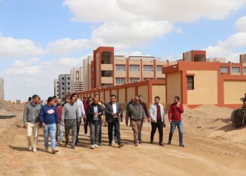 رئيس جهاز مدينة السادات يقوم بجولات تفقدية بالمشروعات الجارية بالمدينة