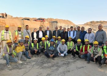 متابعة مشروع ربط محور الحضارة مع هضبة المقطم