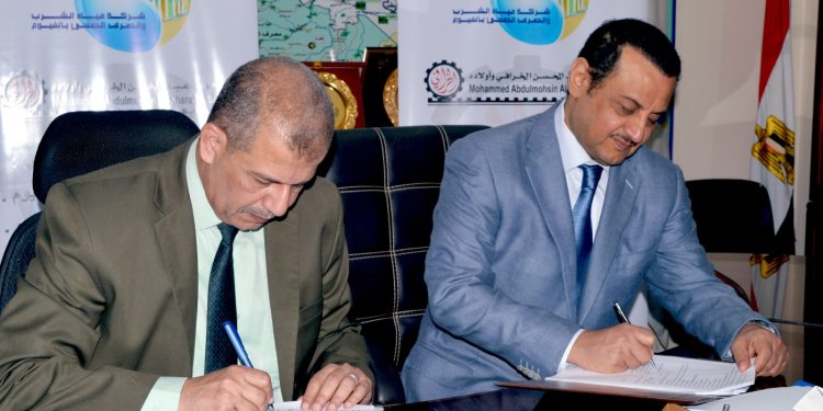 بتكلفة 37 مليون يورو.. مياه الفيوم ومجموعة شركات الخرافى يوقعان عقد لتنفيذ محطتى معالجة ابشواى وأبو شنب