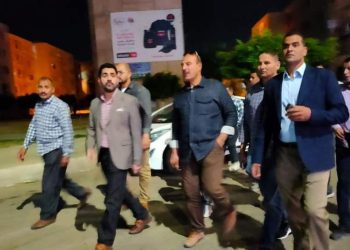 رئيس جهاز النوبارية الجديدة في جولة لمتابعة أعمال التطوير ورفع الكفاءة الجارية بالمدينة