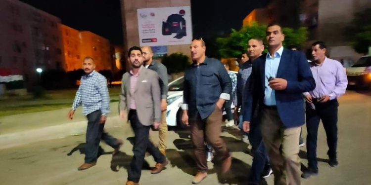 رئيس جهاز النوبارية الجديدة في جولة لمتابعة أعمال التطوير ورفع الكفاءة الجارية بالمدينة