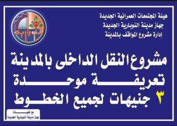 رئيس جهاز “النوبارية الجديدة”: تشغيل مشروع النقل الداخلي.. واستكمال رفع كفاءة الطرق بالمدينة