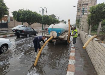 مياه المنيا ترفع درجة الاستعداد لمواجهة التقلبات والعواصف الترابية والأمطار