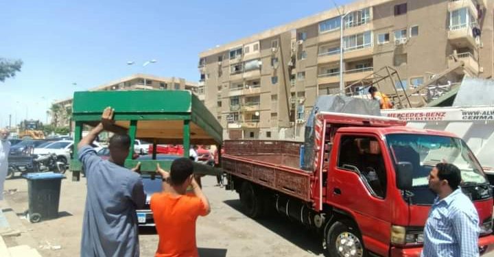 جهاز حدائق اكتوبر يشن حملة مكبرة تستهدف مناطق الفردوس وابني بيتك 2 وطريق الفيوم والواحات