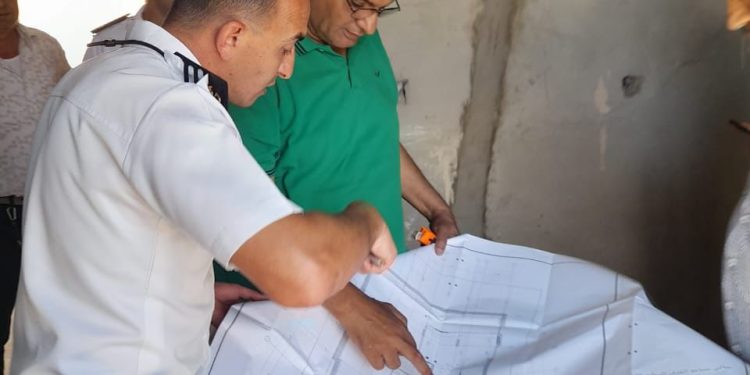 حملة مكبرة لإزالة مخالفات بناء بمنطقة “بيت الوطن” بمدينة الشيخ زايد