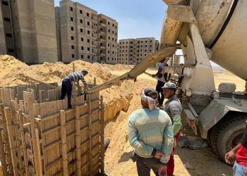 رئيس جهاز العبور الجديدة يتابع أعمال المرافق الجارية بـ460 قطعة أرض ضمن بيت الوطن وسكن كل المصريين 