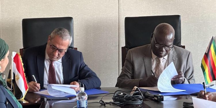 العاصمة الإدارية ومؤسسة تنمية المدينة الجديدة في زيمبابوي توقعان مذكرة للتفاهم