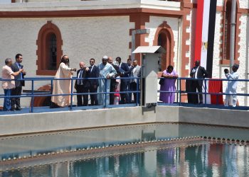 رئيس القابضة للمياه يستقبل وزيرة الإسكان بالكاميرون 