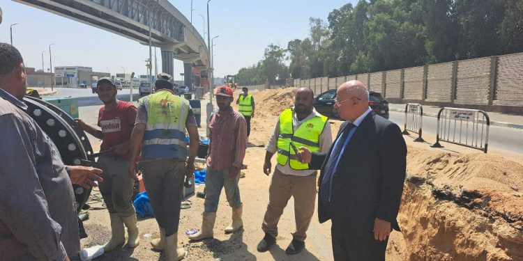 بتكلفة 40 مليون جنيه.. الانتهاء من اعمال إحلال وتجديد خط 1200مم فى 72 ساعة