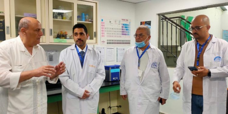 رئيس جهاز “النوبارية الجديدة” يتفقد مصنعاَ للمستلزمات والكيمياويات الزراعية