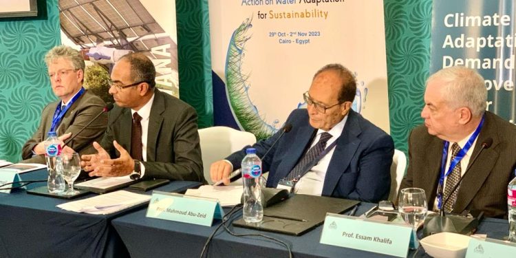 نائب وزير الإسكان يشارك في فعاليات الدورة 6 لأسبوع القاهرة للمياه بعنوان “العمل على التكيف في قطاع المياه من أجل الاستدامة”