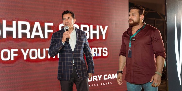 وزير الشباب والرياضة يفتتح چيم «فيكتوري كامب» بـ نادي النادي في شيراتون بمصر الجديدة