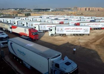 قافلة لصندوق “تحيا مصر” لمساندة سكان قطاع غزة