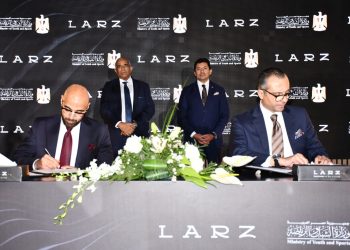 “لارز” للتطوير العمراني توقع بروتوكول تعاون مع وزارة الشباب والرياضة لدعم المشروعات الرياضية