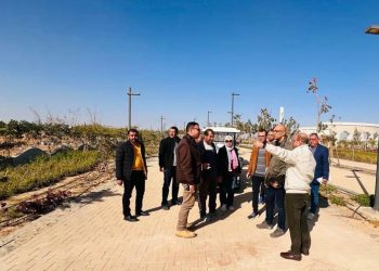 رئيس جهاز العاصمة الإدارية الجديدة يتفقد سير العمل بالحدائق المركزية ” كابيتال بارك “