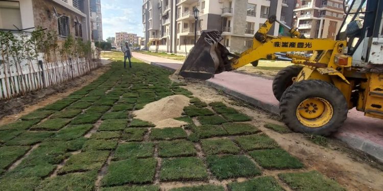 رئيس جهاز مدينة دمياط الجديدة يتفقد مشروعات دار مصر وجنة بالحي السادس