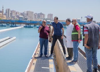 رئيس مياه الإسكندرية في جولة ميدانية للفروع والمحطات ومراكز خدمة العملاء