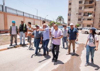 رئيس شركة مياه الشرب بالإسكندرية يتابع عمليات الإحلال والتجديد لخطوط المياه