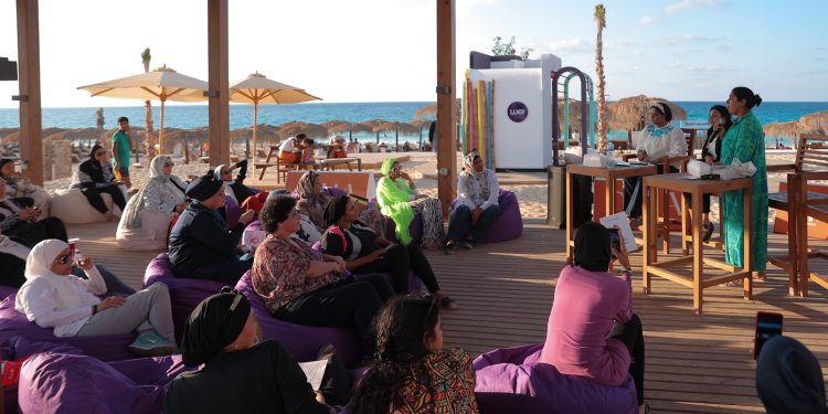 الأهلي صبور ينظم رحلة استشفاء لمحاربات السرطان داخل مشروع جايا في راس الحكمة بالساحل الشمالي