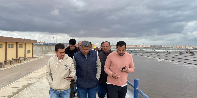 رئيس جهاز برج العرب الجديدة يتفقد منظومة الصرف الصحي ووحدات”سكن لكل المصريين” بالمدينة