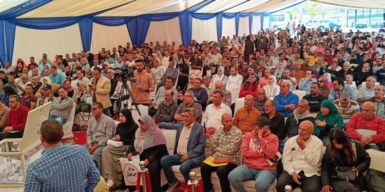 استكمال القرعة 8 بين المواطنين على الأراضي التي تم توفيق وضعها بالعبور الجديدة