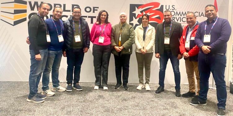 وفد نقابة المهندسين يشارك بمعرض الخرسانة العالمي بلاس فيجاس WOC