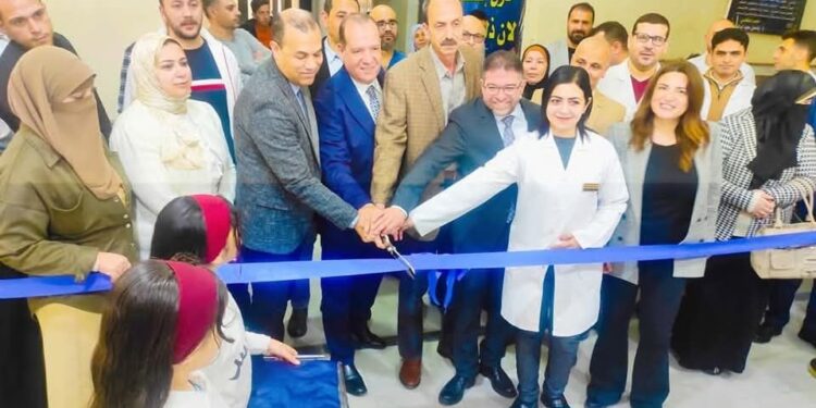 افتتاح معمل مستشفى النوبارية الجديدة بعد تطويره وتنفيذ سوق تجارية بالمدينة