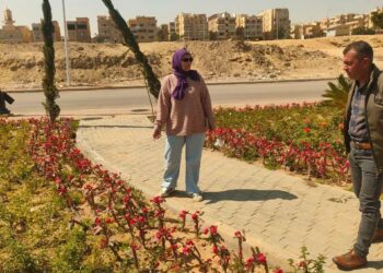 تنفيذ أعمال صيانة وتطوير ورفع كفاءة للطرق والمسطحات الخضراء فى 4 مدن جديدة