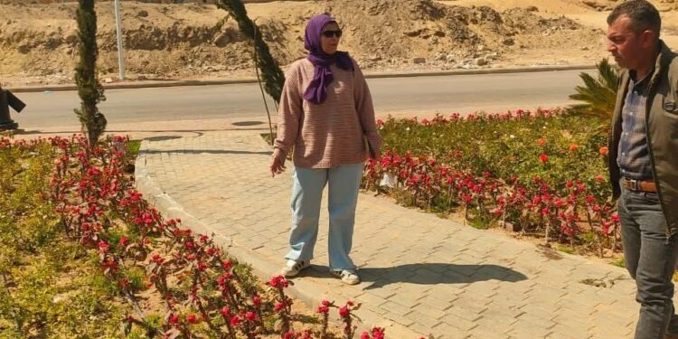 تنفيذ أعمال صيانة وتطوير ورفع كفاءة للطرق والمسطحات الخضراء فى 4 مدن جديدة