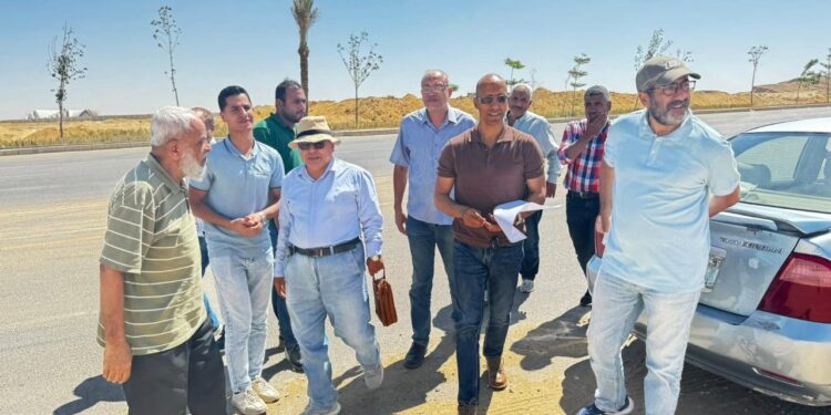 مسئولو جهاز مدينة القاهرة الجديدة يتفقدون أعمال الكهرباء والمرافق بالتجمع السادس