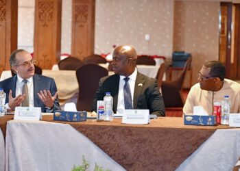 وزير النقل والطيران السيراليوني يبحث التعاون مع المقاولون العرب في مجالات النقل