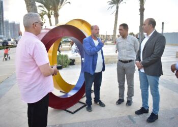 افتتاح أول معرض للنحت “آرت سبيس” على الممشى السياحي بمدينة العلمين الجديدة