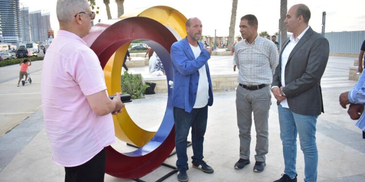 افتتاح أول معرض للنحت “آرت سبيس” على الممشى السياحي بمدينة العلمين الجديدة