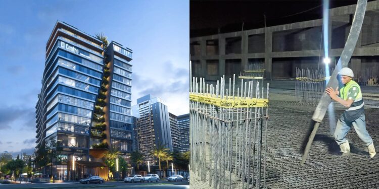 انتهاء تنفيذ الهيكل الخرساني لمشروع “ألسنترو مول” بالعاصمة خلال 2026.. والتسليم خلال عامين