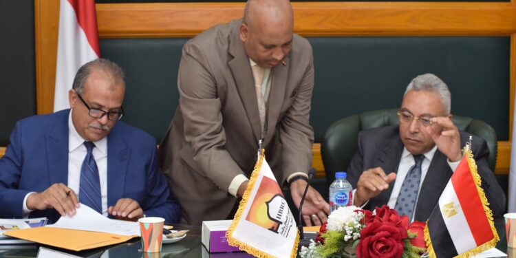 بحوث الاسكان والبناء يوقع بروتوكول تعاون مع كلية الهندسة جامعة حلوان