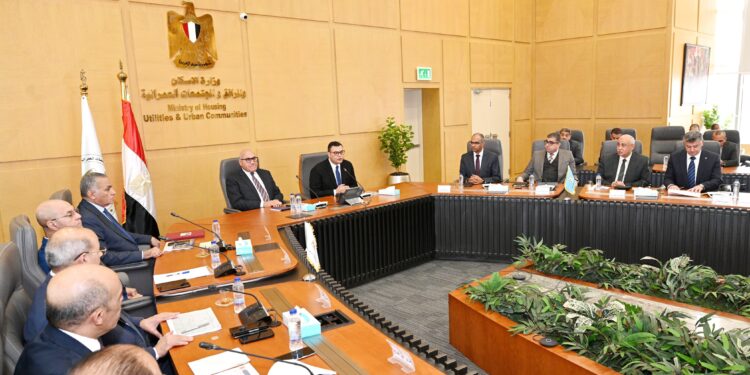 وزير الإسكان ورئيس الهيئة العربية للتصنيع يتابعان موقف تنفيذ مشروعات المبادرة الرئاسية “حياة كريمة”