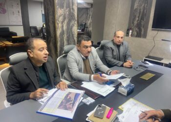 مسئولو “الإسكان” يتابعون سير العمل بالإدارة العقارية بجهاز مدينة دمياط الجديدة